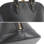 Louis Vuitton Epi Alma PM Hand Bag Leather Noir Gold — view 7