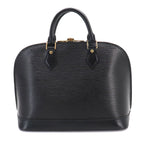 Louis Vuitton Epi Alma PM Hand Bag Leather Noir Gold — view 2