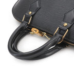 Louis Vuitton Epi Alma PM Hand Bag Leather Noir Gold — view 5