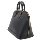 Louis Vuitton Epi Alma PM Hand Bag Leather Noir Gold — view 3