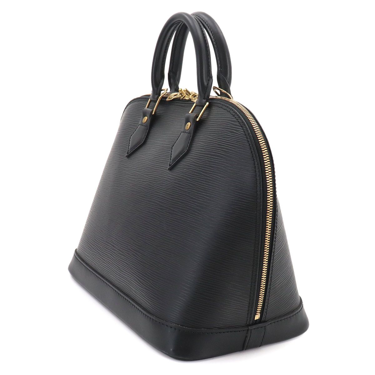 Louis Vuitton Epi Alma PM Hand Bag Leather Noir Gold — view 3