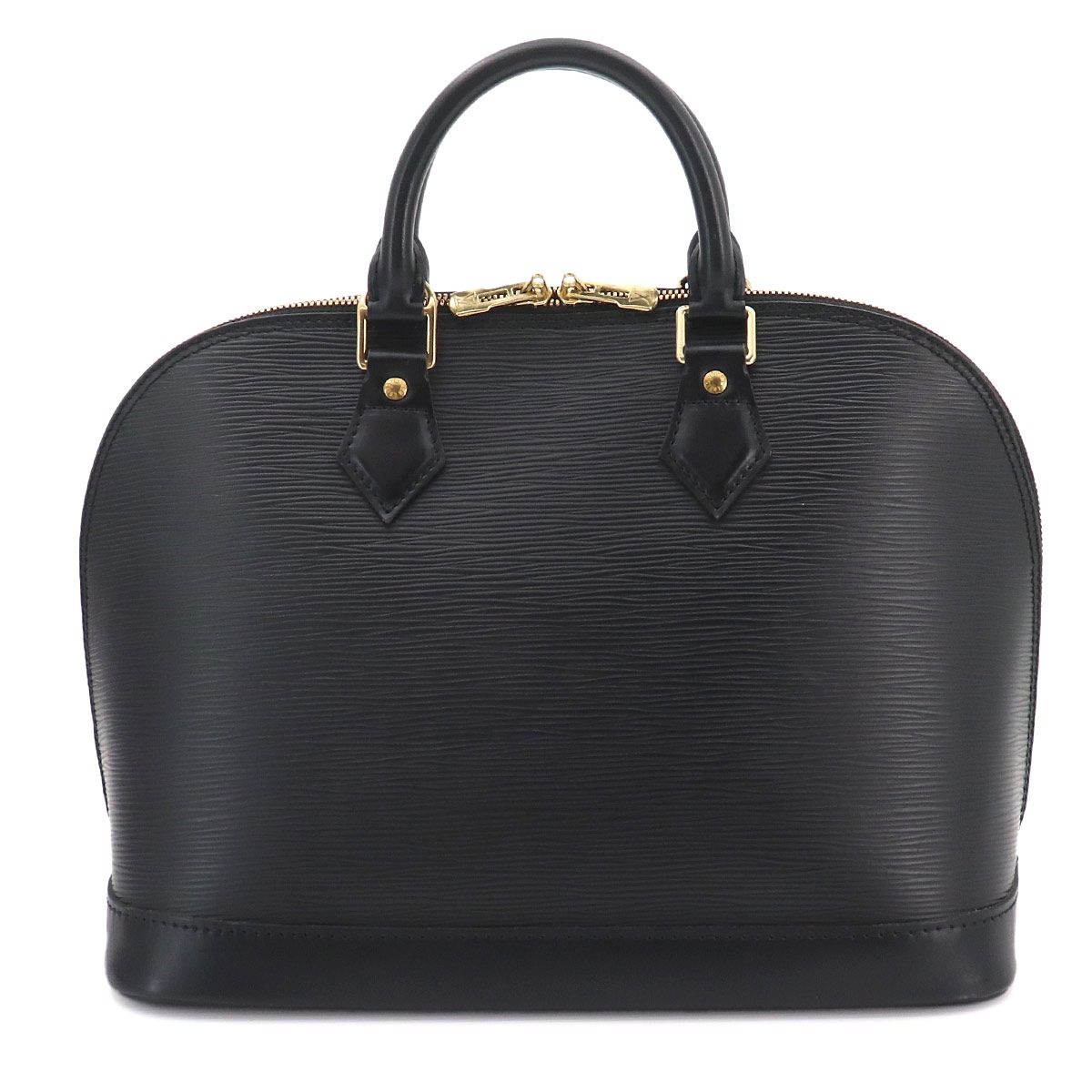Louis Vuitton Epi Alma PM Hand Bag Leather Noir Gold — view 2