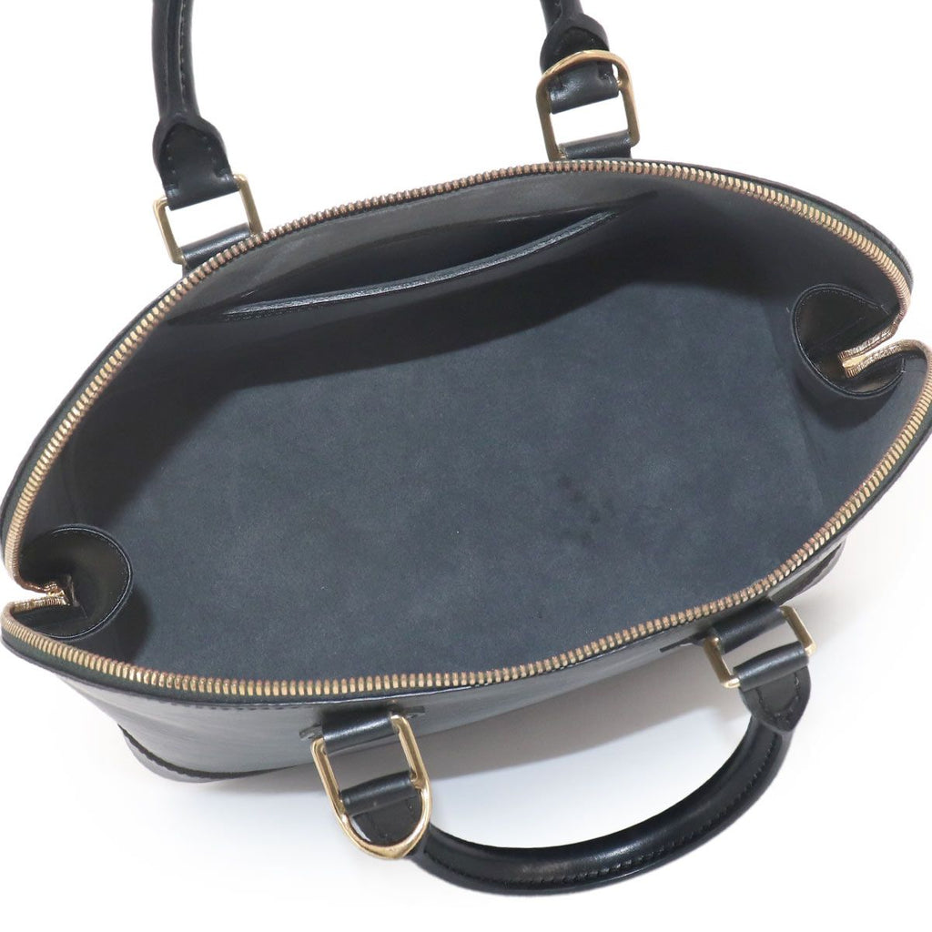 Louis Vuitton Epi Alma PM Hand Bag Leather Noir Gold — view 6