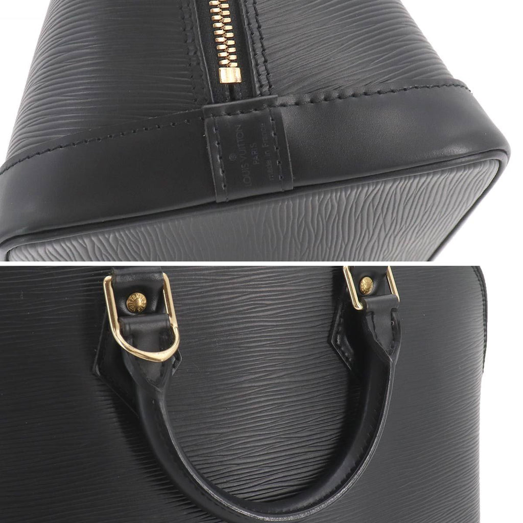Louis Vuitton Epi Alma PM Hand Bag Leather Noir Gold — view 8