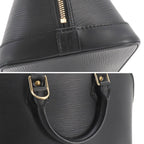Louis Vuitton Epi Alma PM Hand Bag Leather Noir Gold — view 8