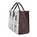 Louis Vuitton Fornasetti On The Go MM 2-Way Tote Shoulder Bag Monogram Leather — view 3