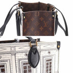 Louis Vuitton Fornasetti On The Go MM 2-Way Tote Shoulder Bag Monogram Leather — view 9