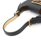 Fendi Cookie Mini Hand Bag Leather Black Gold — view 5