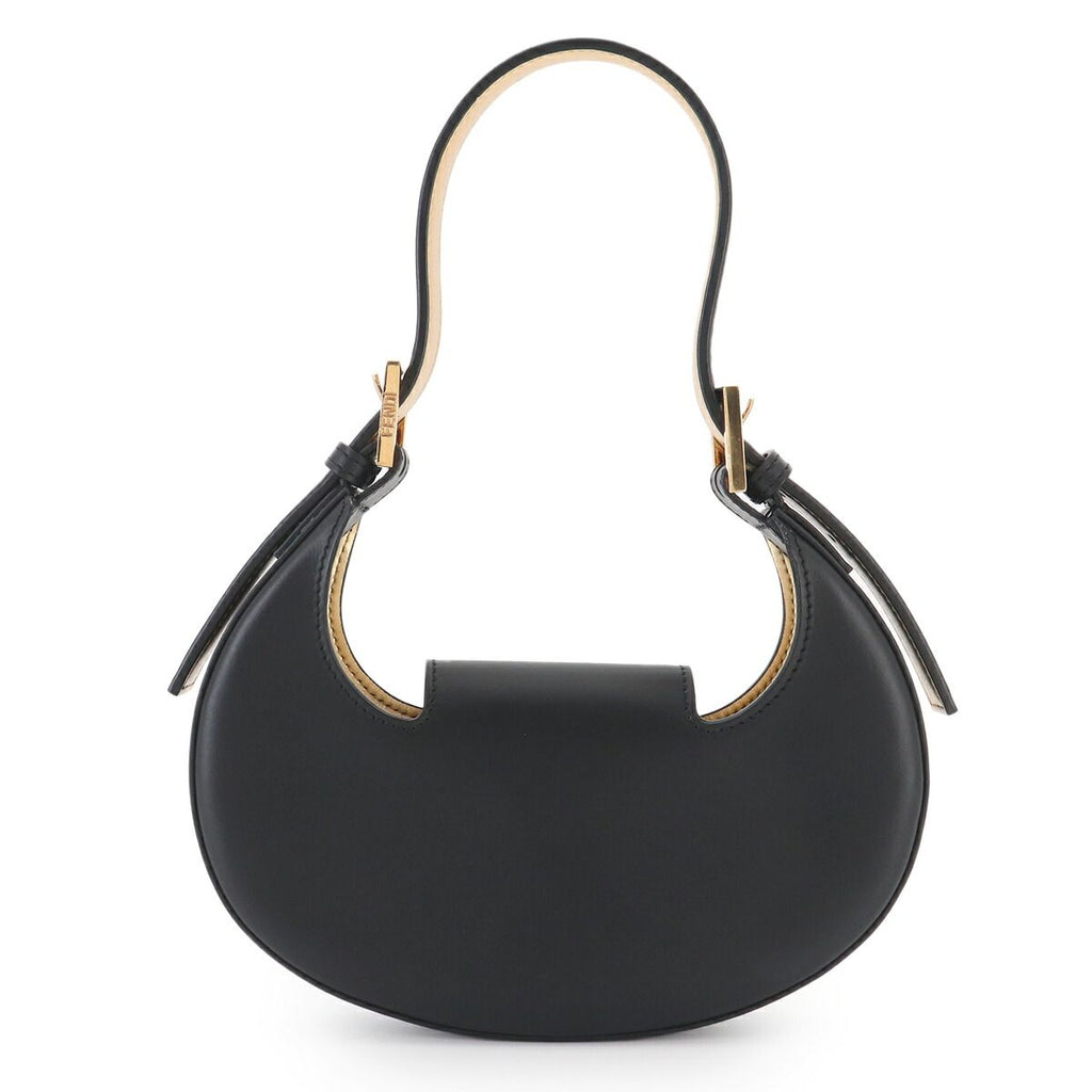 Fendi Cookie Mini Hand Bag Leather Black Gold — view 2