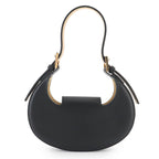 Fendi Cookie Mini Hand Bag Leather Black Gold — view 2
