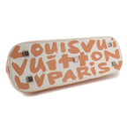 Louis Vuitton Monogram Graffiti Alma Horizontal Hand Bag Leather Blanc Beige — view 4