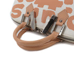 Louis Vuitton Monogram Graffiti Alma Horizontal Hand Bag Leather Blanc Beige — view 5