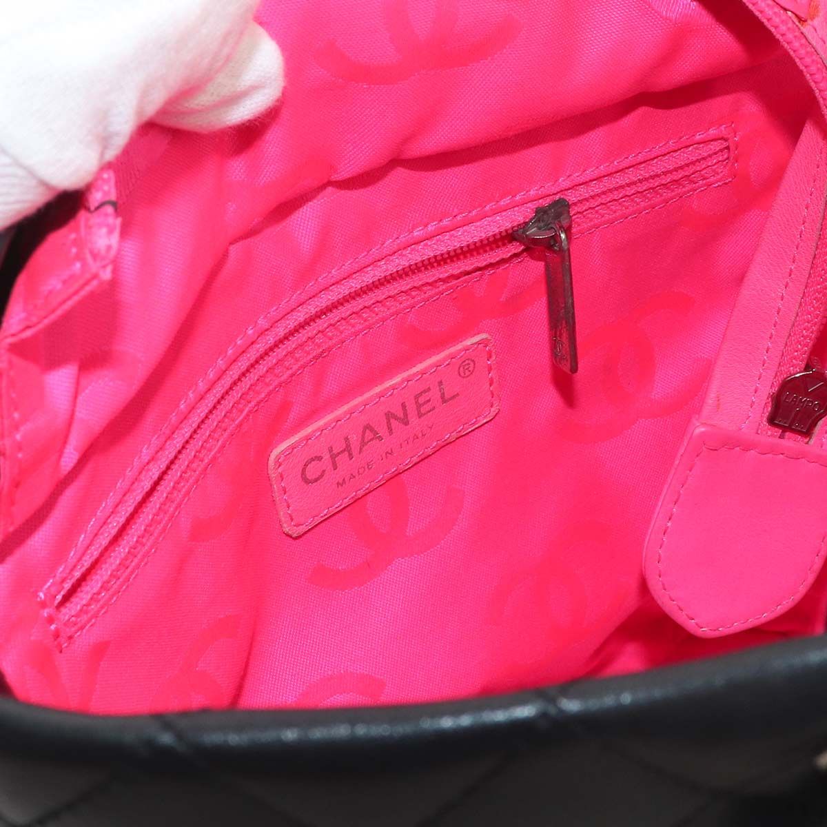 Chanel Cambon Line Tote Calfskin Black Silver — view 7