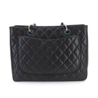 Chanel Quilted Grand Shopping Chain Tote GST Caviar Leather Black — view 3
