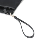 Prada Clutch Nylon Saffiano Leather Black — view 5