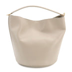 Celine Bucket 16 Saise 2-Way Bag Leather Light Gray Gold — view 3