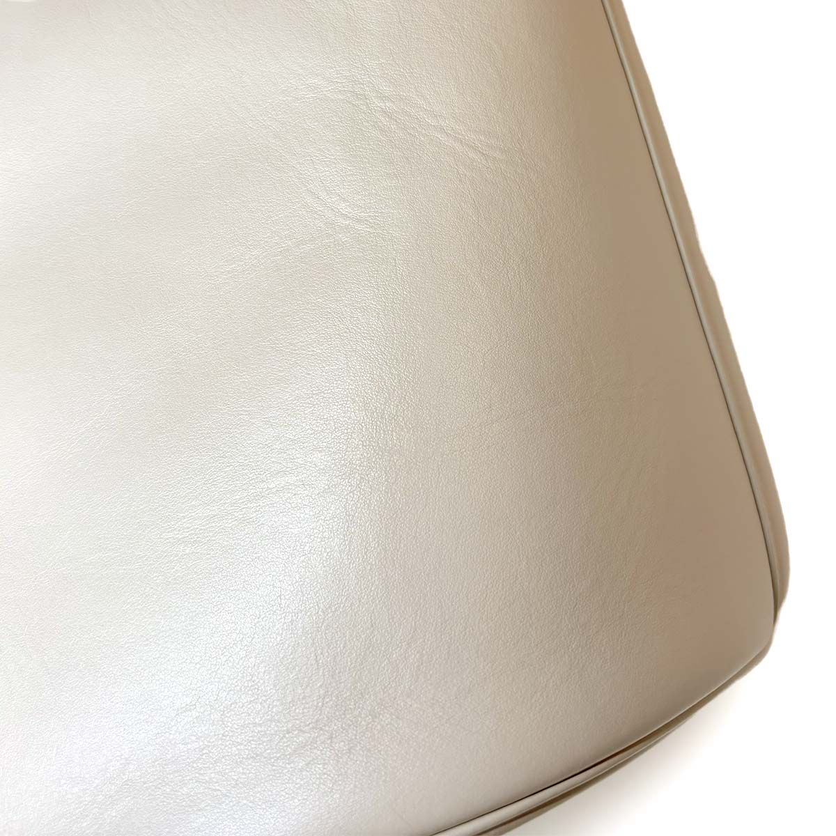 Celine Bucket 16 Saise 2-Way Bag Leather Light Gray Gold — view 9