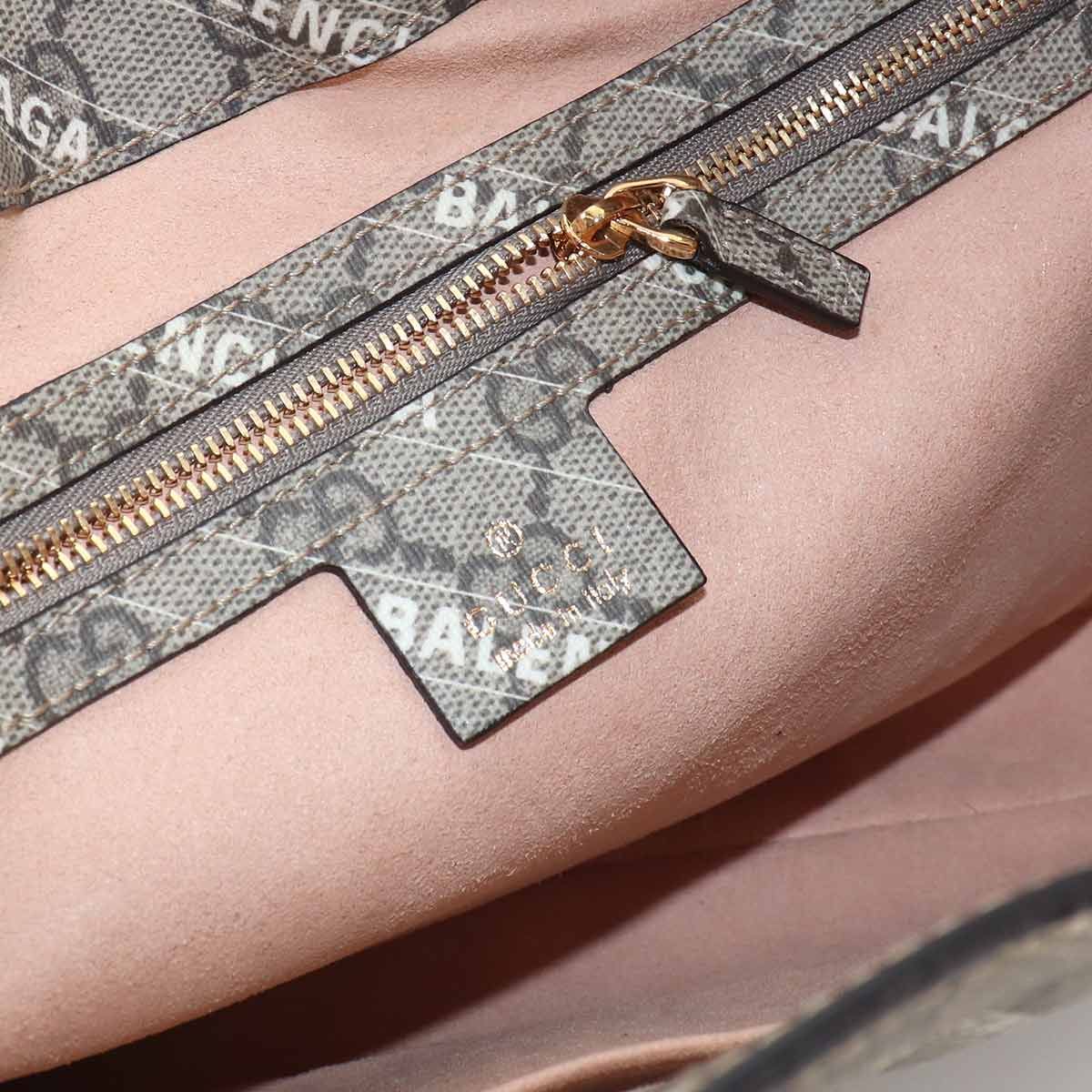 Gucci the Hacker Project Jackie Shoulder Bag GG Supreme Beige — view 8