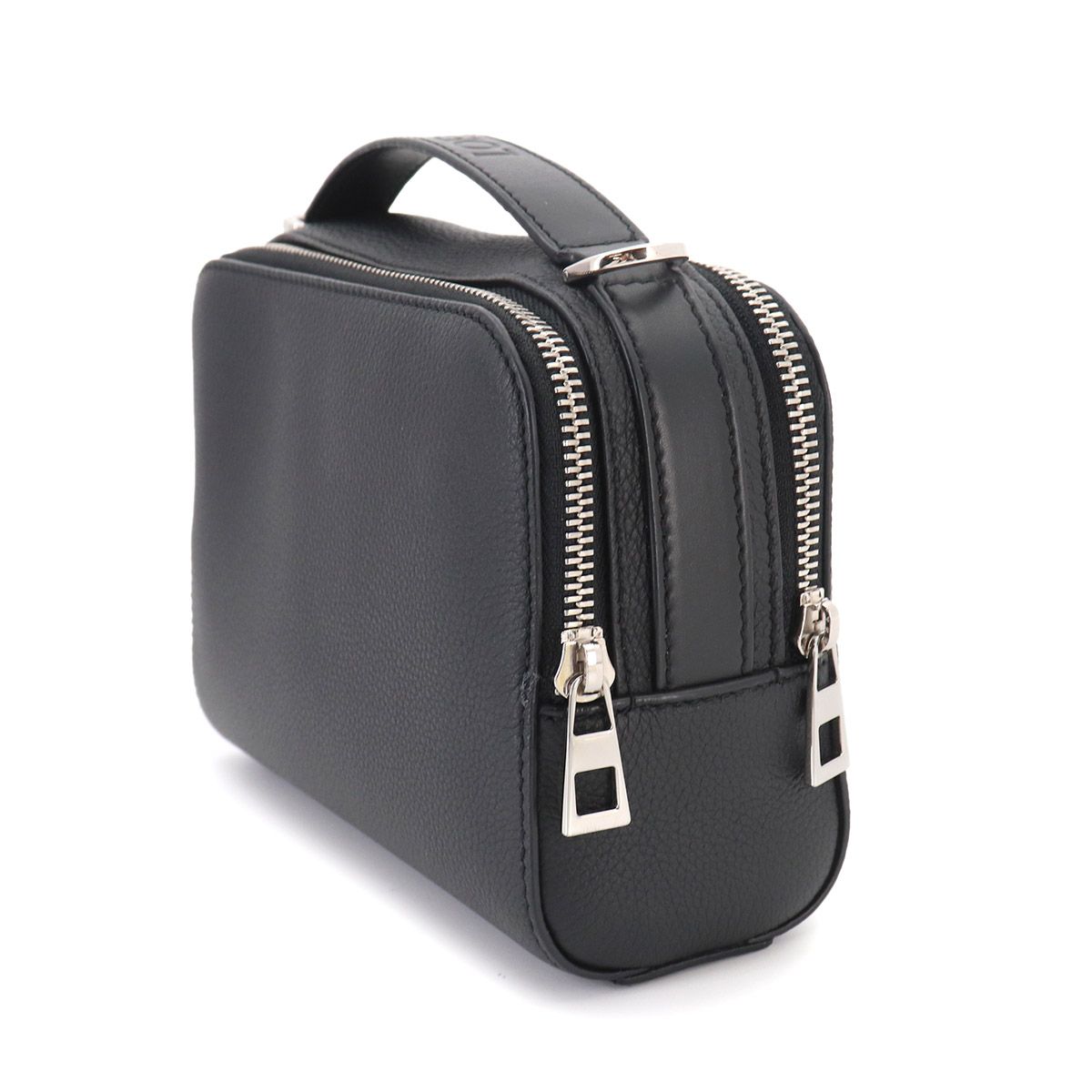 Loewe Crossbody Camera Bag Mini 2-Way Leather Black — view 3
