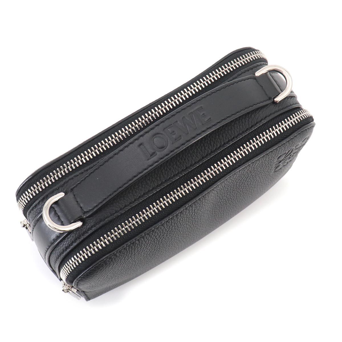 Loewe Crossbody Camera Bag Mini 2-Way Leather Black — view 9