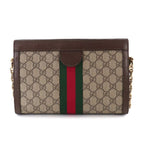 Gucci Ophidia GG Small Shoulder Bag Supreme Canvas Leather Beige Brown — view 2