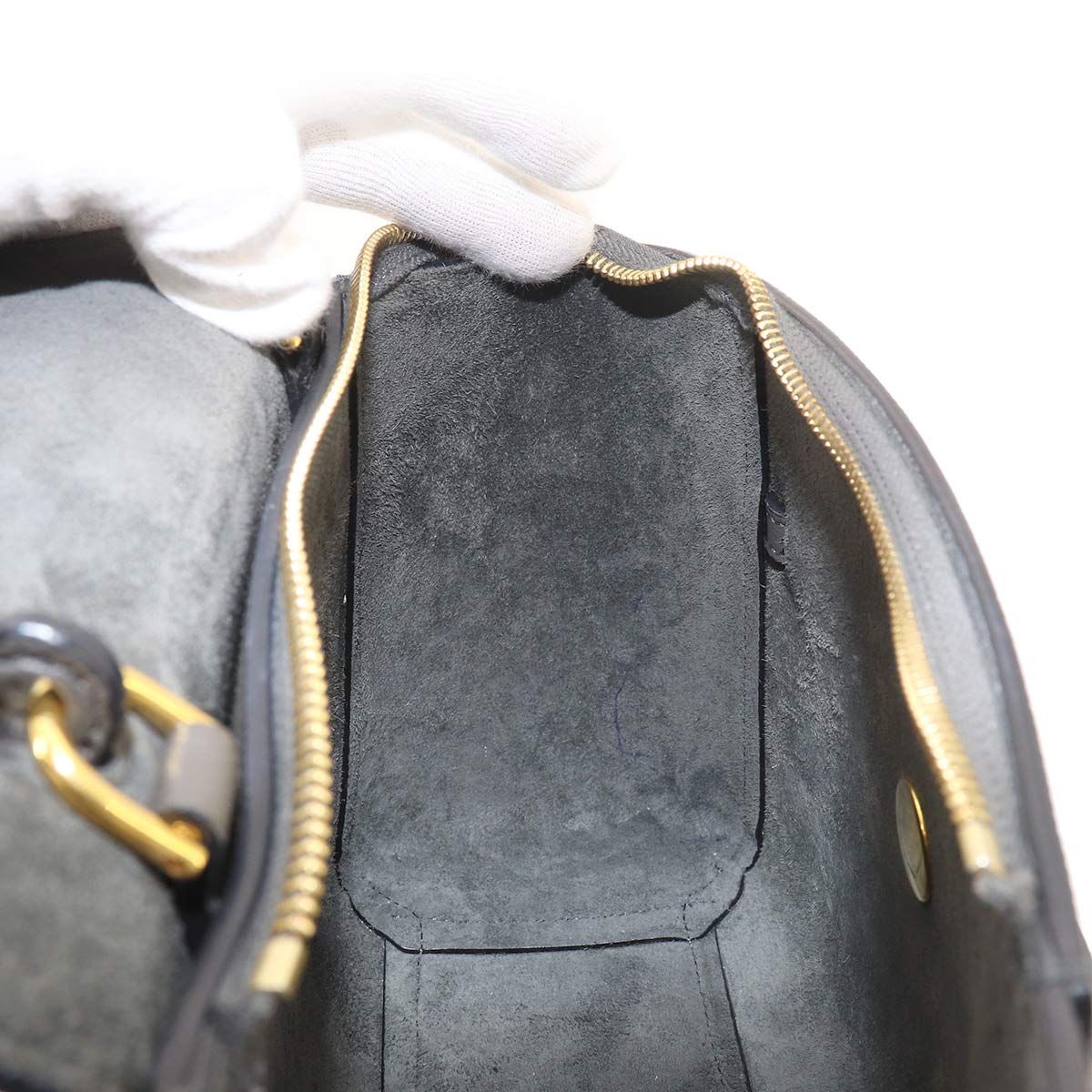 Celine Belt Bag Nano 2-Way Leather Gray — view 8