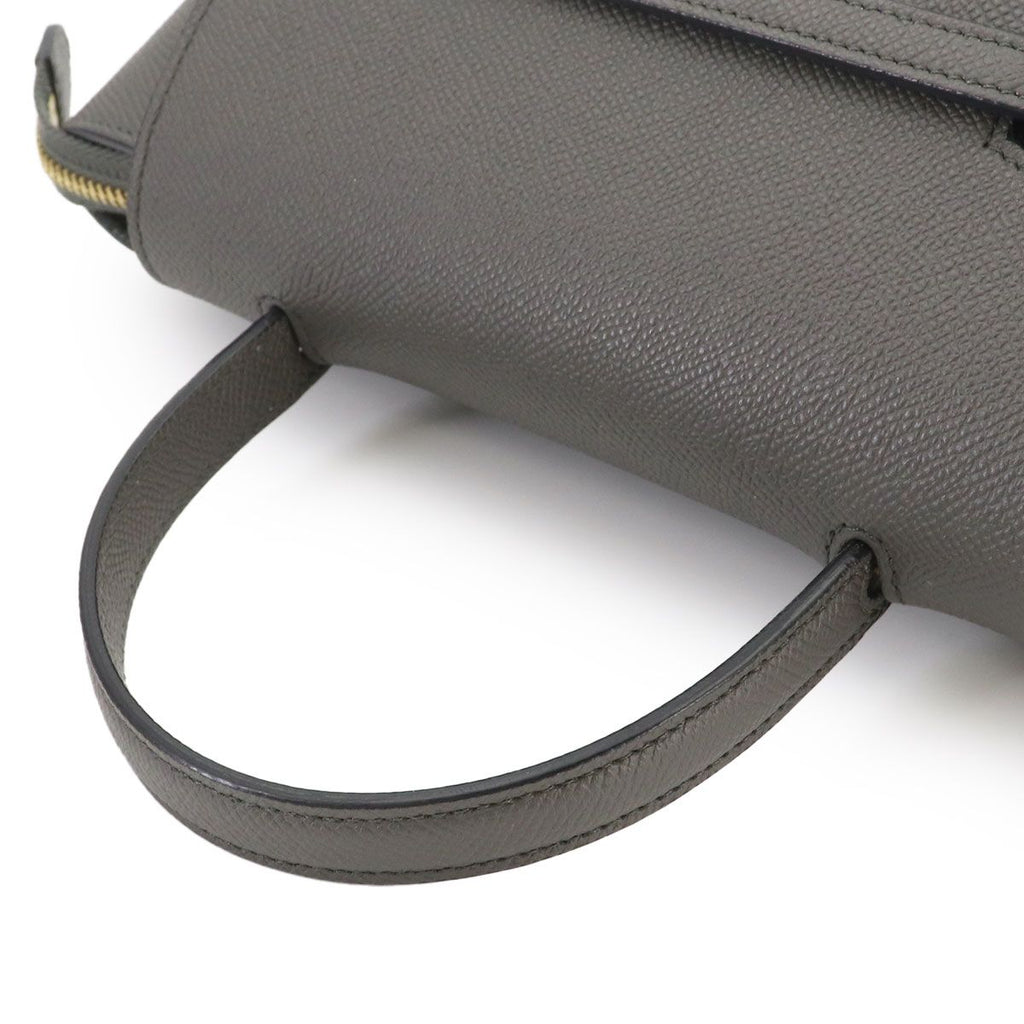 Celine Belt Bag Nano 2-Way Leather Gray — view 6