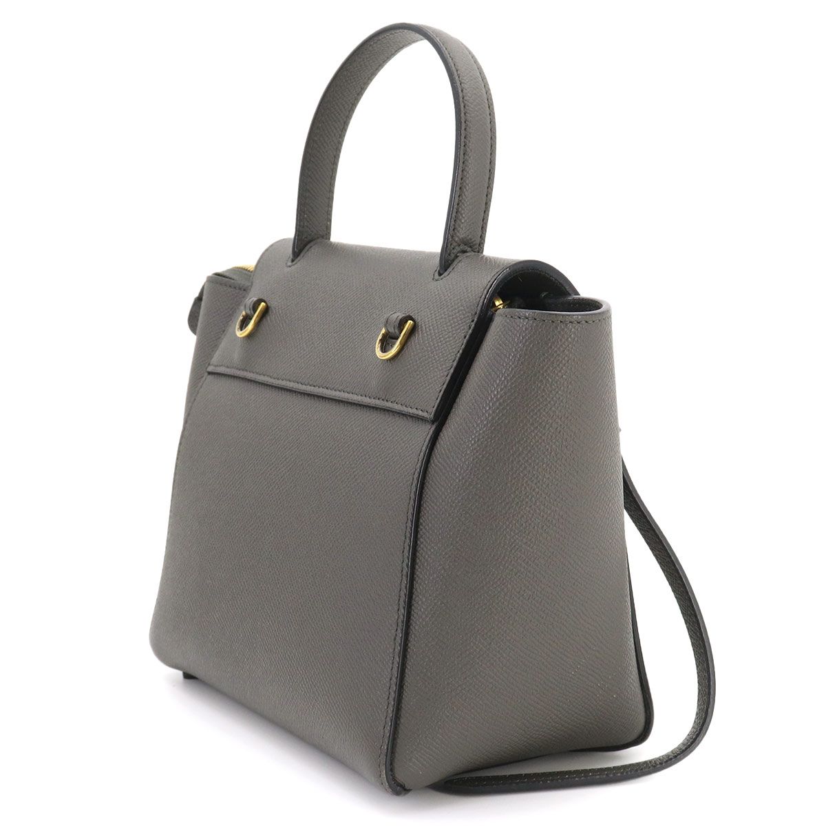 Celine Belt Bag Nano 2-Way Leather Gray — view 4