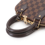Louis Vuitton Damier Alma BB 2-Way Bag Ebene Gold — view 5