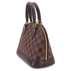 Louis Vuitton Damier Alma BB 2-Way Bag Ebene Gold — view 3
