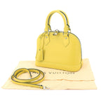 Louis Vuitton Epi Alma BB 2-Way Bag Leather Pistache — view 2