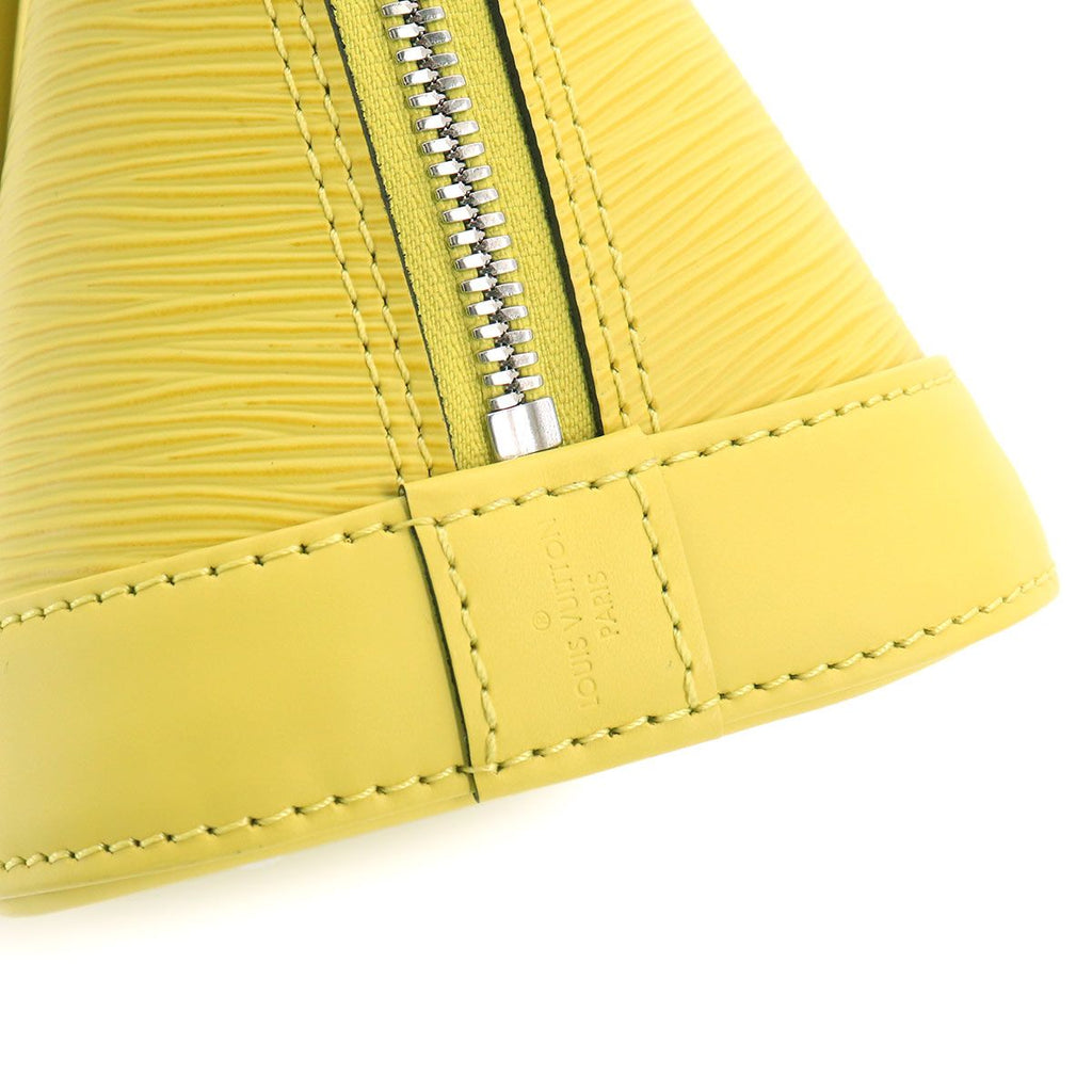 Louis Vuitton Epi Alma BB 2-Way Bag Leather Pistache — view 8