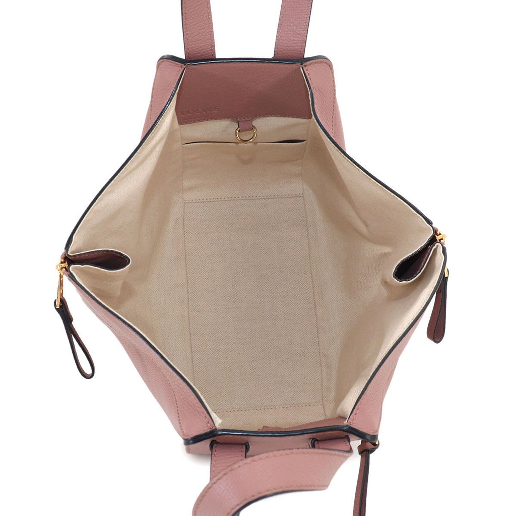 Loewe Hammock Small 2-Way Bag Leather Pink Gold — view 6