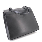 Louis Vuitton Epi Croisette PM Tote Leather Noir Black — view 8