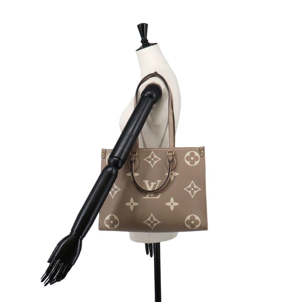 Louis Vuitton Bicolor Monogram Empreinte On The Go MM 2-Way Tote Shoulder — view 9