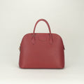 Hermes Bolide 35 Tote Shoulder Bag Ardennes Rouge Vif Rougevif Red Gold 2-Way