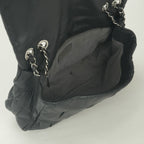Chanel 2.55 Line Shoulder Bag Calfskin Gray Glay Silver Chain — view 9
