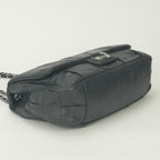 Chanel 2.55 Line Shoulder Bag Calfskin Gray Glay Silver Chain — view 6