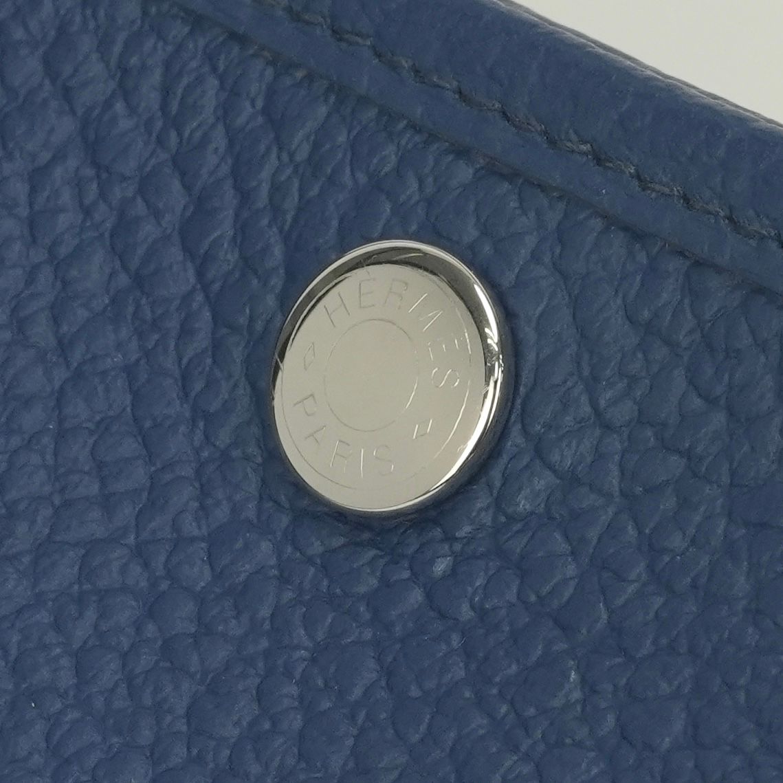 Hermes Garden Party TPM 30 Tote Country Blue Electric Blueelectric — view 7
