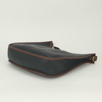 Hermes Evelyne Tote Shoulder Bag Togo Noir Black Brown Gold 2-Way Bicolor — view 5