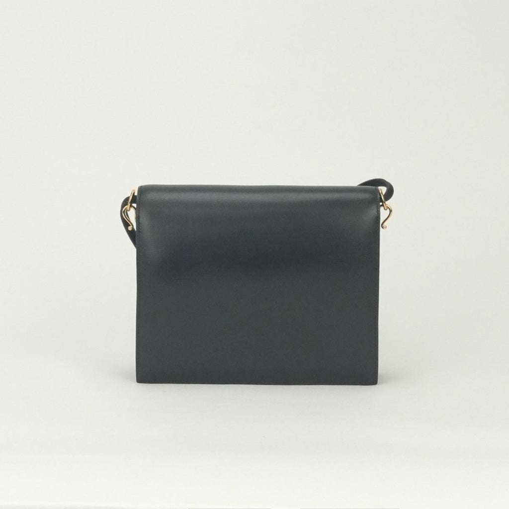 Hermes Sequana 22 Shoulder Bag Box Calf Noir Black Gold — view 3