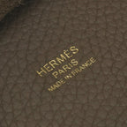 Hermes Picotin Lock PM 18 Tote Taurillon Clemence Etoupe Gray — view 7