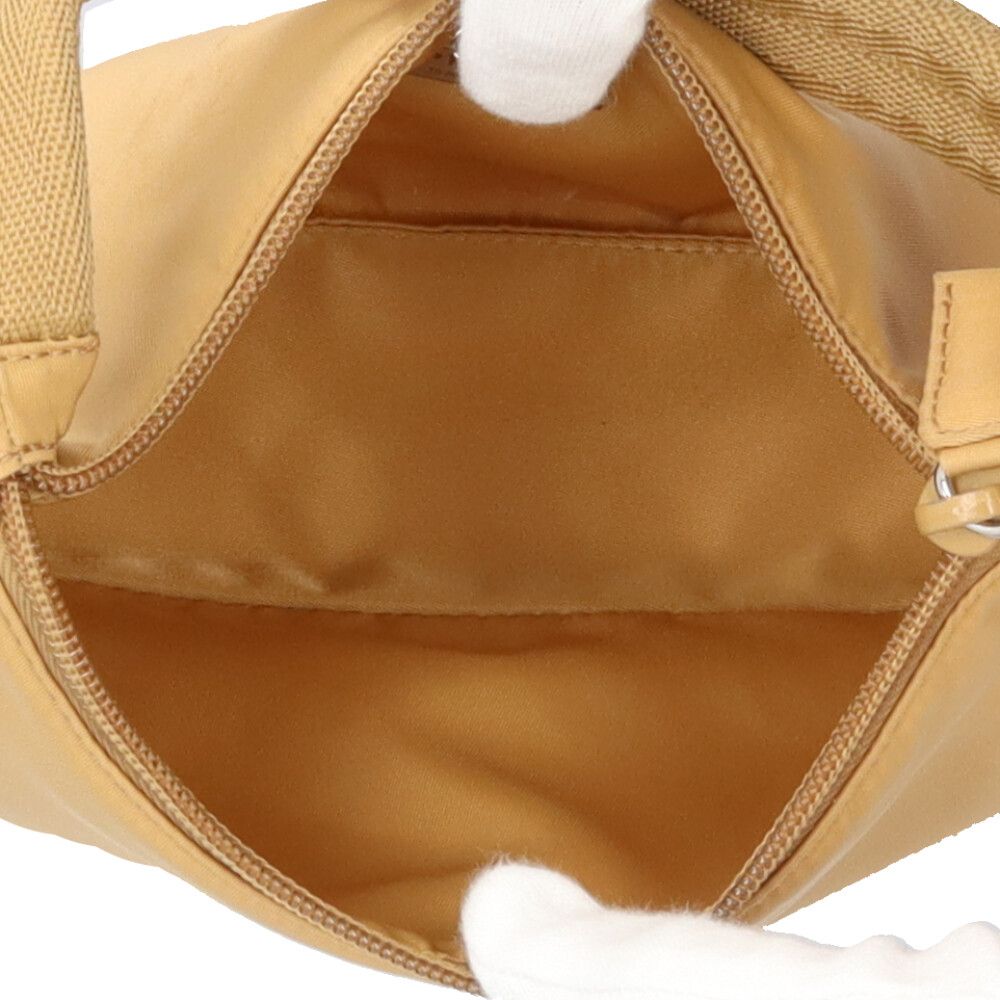 Prada Hobo Mini Bag Nylon Beige — view 6