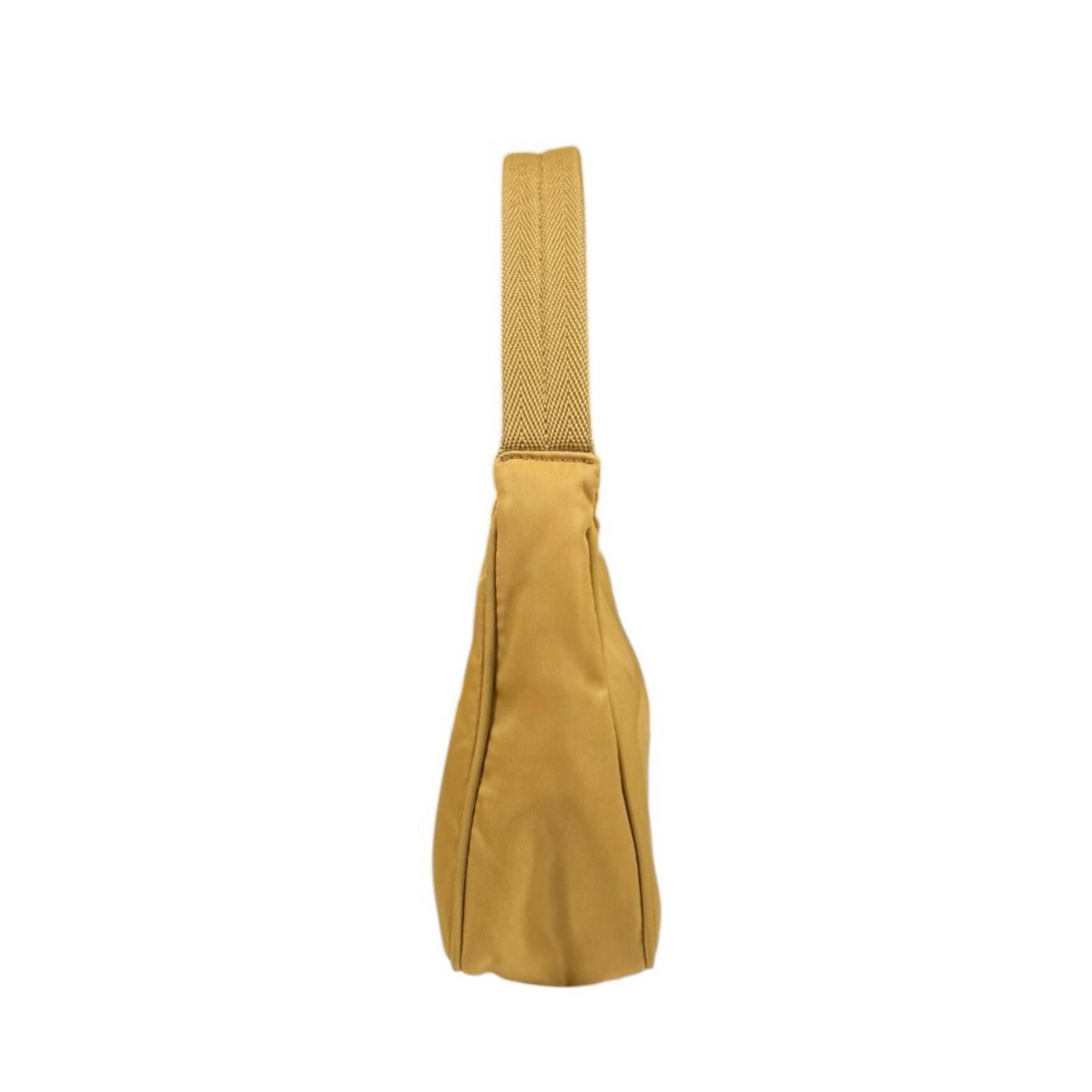 Prada Hobo Mini Bag Nylon Beige — view 4