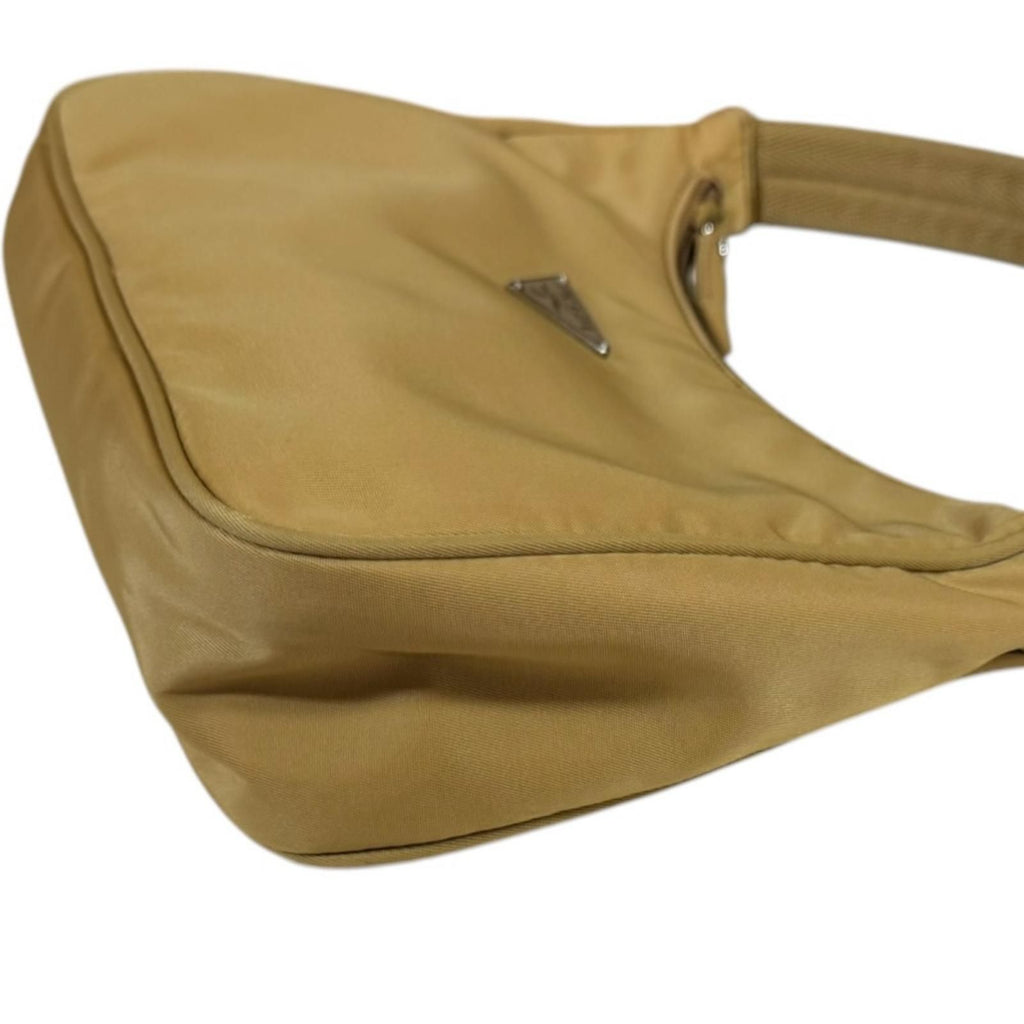 Prada Hobo Mini Bag Nylon Beige — view 7