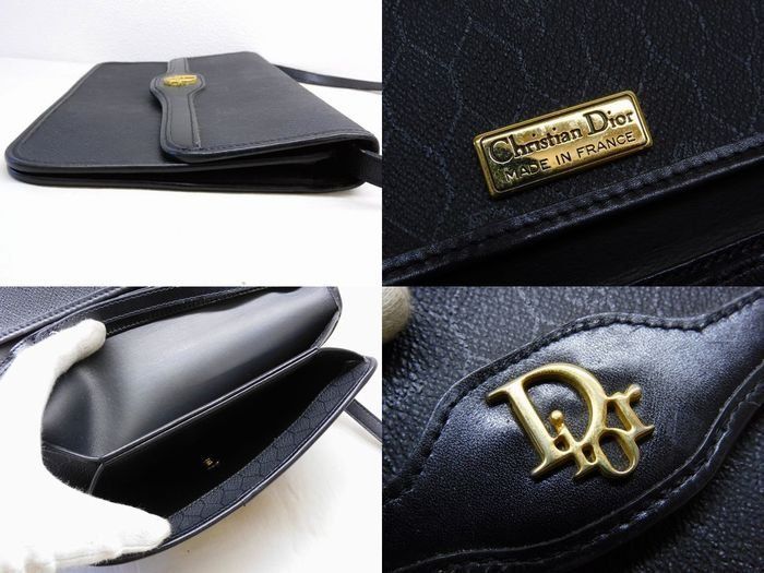 Dior Vintage Shoulder Bag Black — view 5