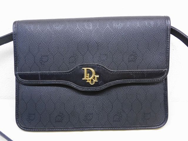 Dior Vintage Shoulder Bag Black