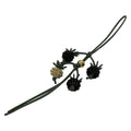 Loewe Key Holder Berry Charm Khaki Green Black Gold