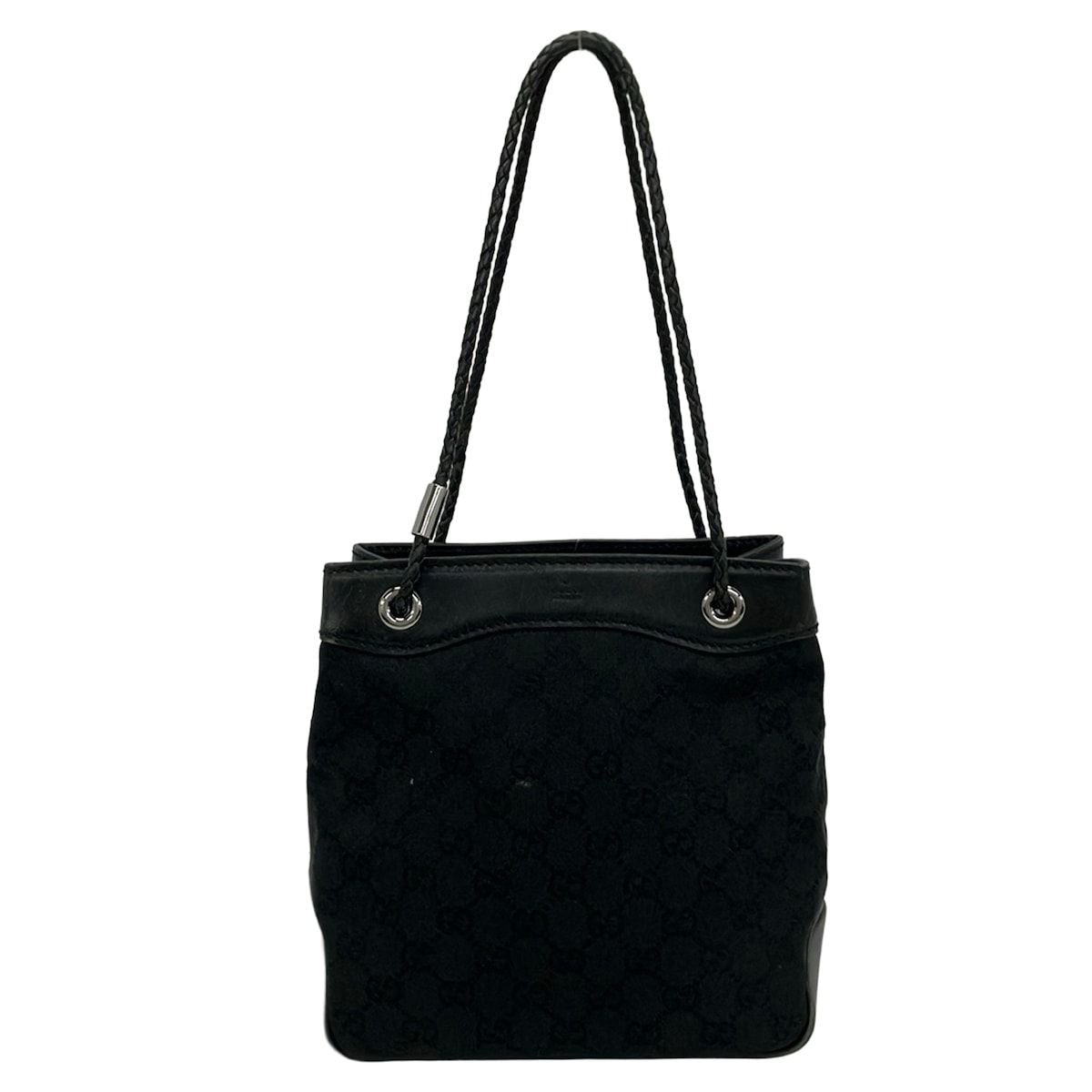 Gucci Shoulder Bag GG Pattern Black