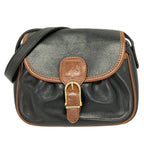 Celine Shoulder Bag Black Brown Leather